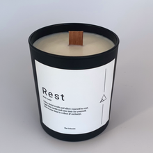 Load image into Gallery viewer, Rest Soy Candle with Wooden Wick