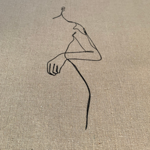 Load image into Gallery viewer, Linen tote bag