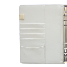 Load image into Gallery viewer, Croc White 6-ring Agenda Cover | A5