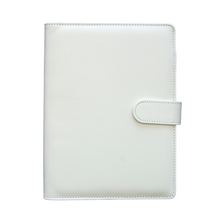 Load image into Gallery viewer, White 6-Ring Agenda Cover | A5