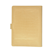 Load image into Gallery viewer, Croc Yellow 6-ring Agenda Cover | A5