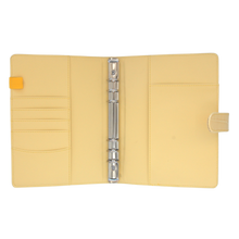 Load image into Gallery viewer, Croc Yellow 6-ring Agenda Cover | A5