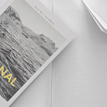 Load image into Gallery viewer, A5 White Dotted Notebook - Adventure