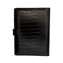 Load image into Gallery viewer, Croc Black 6-Ring Agenda Cover | A5