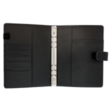 Load image into Gallery viewer, Croc Black 6-Ring Agenda Cover | A5