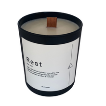 Load image into Gallery viewer, Rest Soy Candle with Wooden Wick