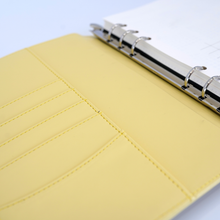 Load image into Gallery viewer, Yellow 6-Ring Agenda Cover | A5