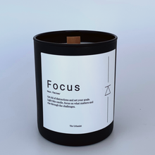 Load image into Gallery viewer, Focus Soy Candle with Wooden Wick
