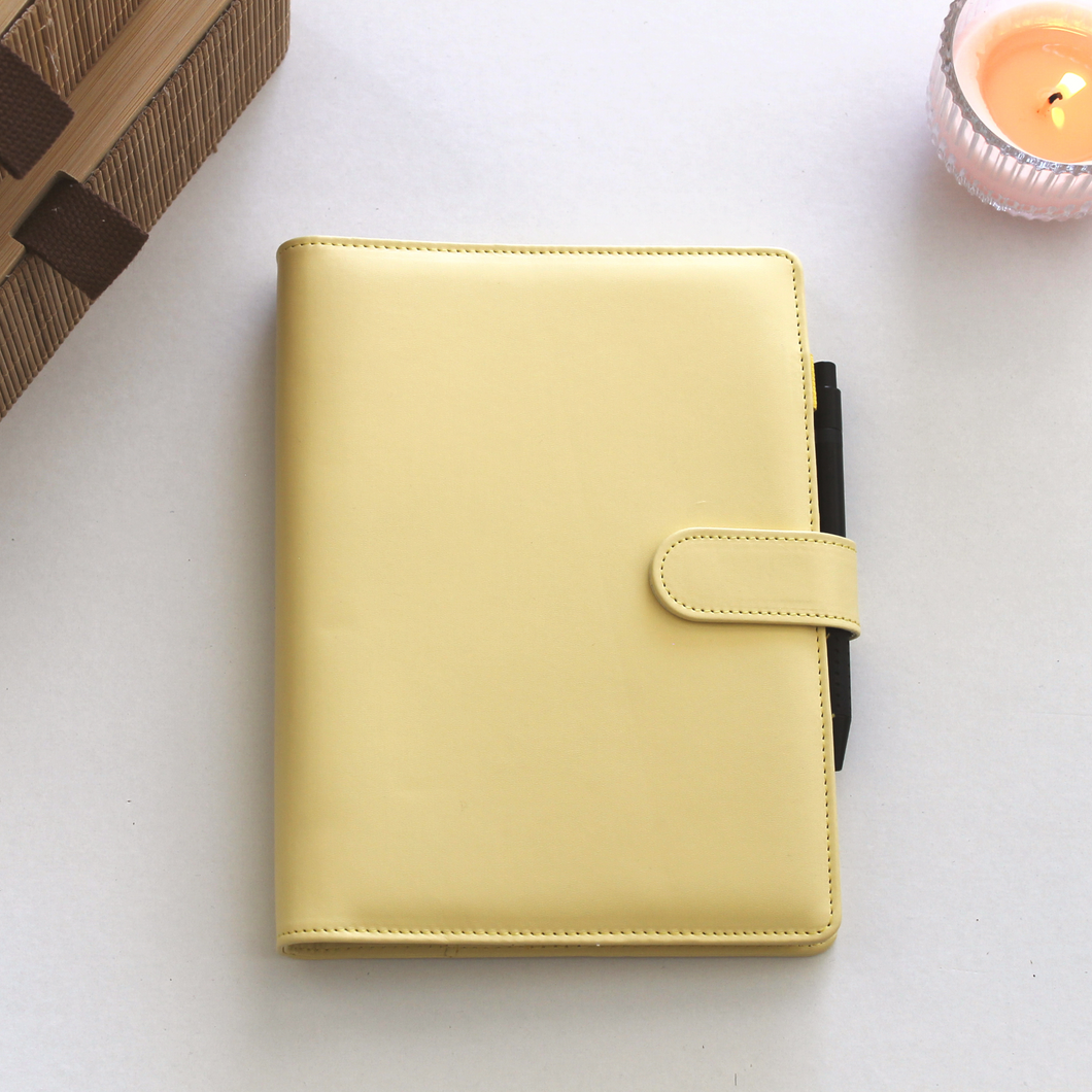Yellow 6-Ring Agenda Cover | A5
